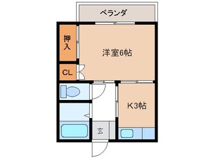 松本駅 バス15分  法務局前下車：停歩8分 1階の物件間取画像